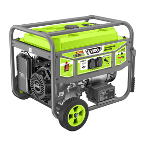 ژنراتور برق بنزینی استارتی چرخدار 5500 وات VIDO ویدو مدل WD060325500